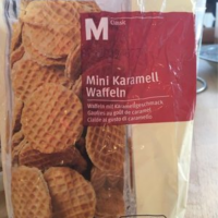 Mini Karamel Waffeln
