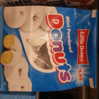 Mini Powdered Donuts Nature Mini Powdered Donuts nature