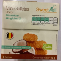 Mini galltetas  de coco Sweetwell