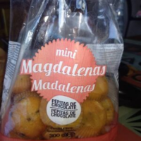Mini magdalenas pepitas de chocolate