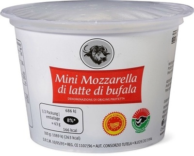 Mini Mozzarella Cheese di latte from Buffalo Mini mozzarella di latte di bufala
