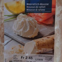 Mousse from Horseradish Mousse de raifort