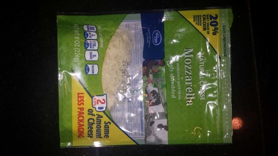 Mozzarella Cheese, finely shredded Mozzarella