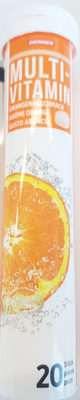 Multivitamin Brausetablette, Orange Multivitamin Brausetablette
