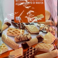 Mélange de gaufrettes