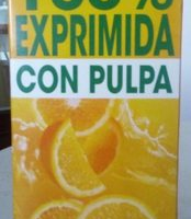 Naranja 100% exprimida con pulpa