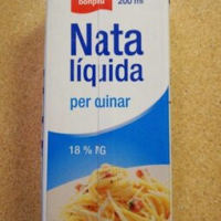 Nata líquida per cuinar