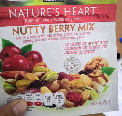Nature’s heart nutty berry mix Nature's heart nutty berry mix