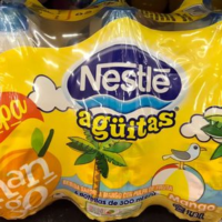 Nestle Aguitas sabor Mango 6 piezas