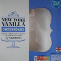 New York Vanilla cheesecake