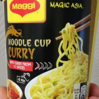Maggi Noodle Cup Curry Noodle cup Curry