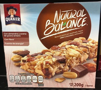 Nutural balance with Chunks Flavor Chocolate Nutural balance con trozos sabor chocolate