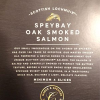 Oak smoked salmon