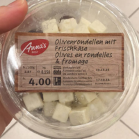 Olives with Cheese Olives en Rondelles & Fromage