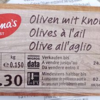Olives à l'ail