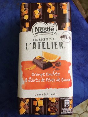 Orange confite & eclats from Beans from Cocoa Orange confite & eclats de fèves de cacao