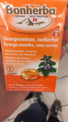 Orange-menthe, sans Sugars Orange-menthe