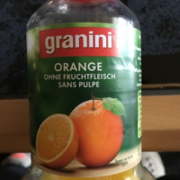 Orange sans pulpe