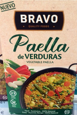 Paella from Vegetables Paella de Verduras