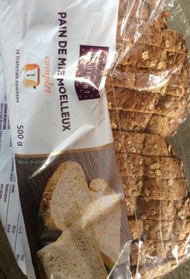 Soft Bread Soft complet Pain de mie moelleux complet