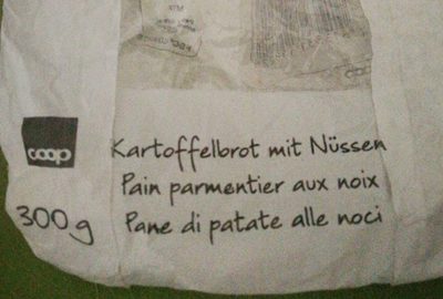Pain parmentier with Nuts Pain parmentier aux noix