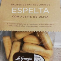 Palitos de pan de espelta ecológicos