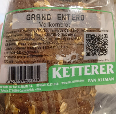 Pan from Grano Entero Ketterer Pan De Grano Entero Ketterer