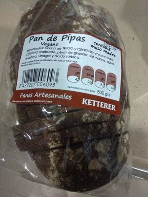 Pan from Pipas Vegano Pan de Pipas Vegano