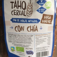 Pan de molde integral con chía ecológico