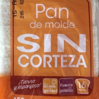 Pan de molde sin corteza
