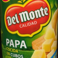 Papa cocida en cubos Del Monte