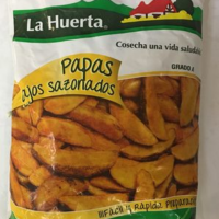 Papas Ajos Sazonados La Huerta