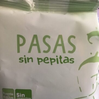 Pasas sin pepitas