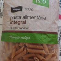 Pasta alimentaria integral