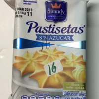 Pastisetas sin azúcar Suandy