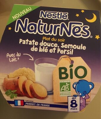 Patate Sweet Semolina Corn Parsley Patate douce semoule de blé persil