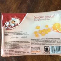 Patissier Orangeat,gehackt Patissier Orangeat