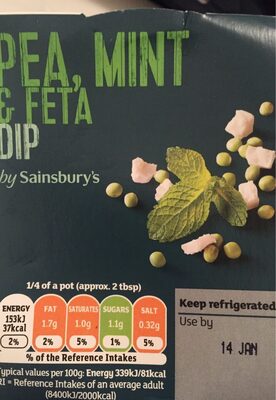 Pea, Mint, feta Pea