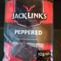 Peppered beef jerky