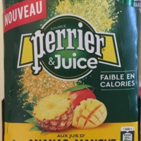 Perrier juice ananas mangue