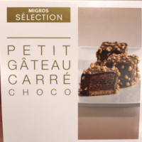 Petit gâteau carré choco