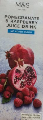Pomegranate & raspberry Juice Drink Pomegranate & raspberry juice drink