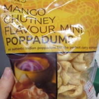Poppadums mango chutney flavour mini
