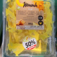 Chicken-Curry-Salat Poulet-Curry-Salat