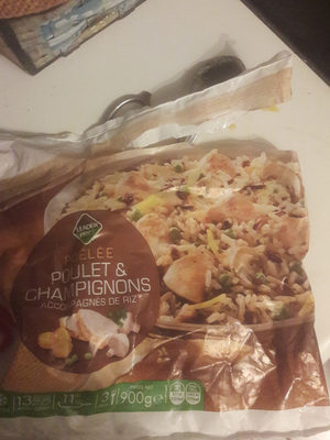 Poêlée Chicken and champignons Poêlée poulet et champignons