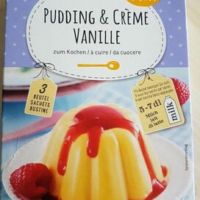 Pudding & crème vanille