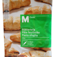 Pâte feuilletée en bloc