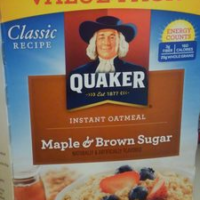Quaker Instant Oatmeal Maple & Brown Sugar