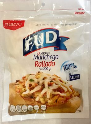 Cheese manchego rallado Queso manchego rallado