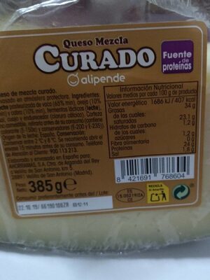 Cheese mezcla curado Queso mezcla curado